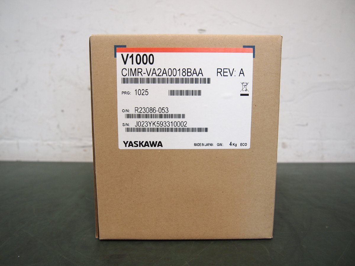 ☆新品未使用 安川 YASKAWA CIMR-VA2A0018BAA インバータ