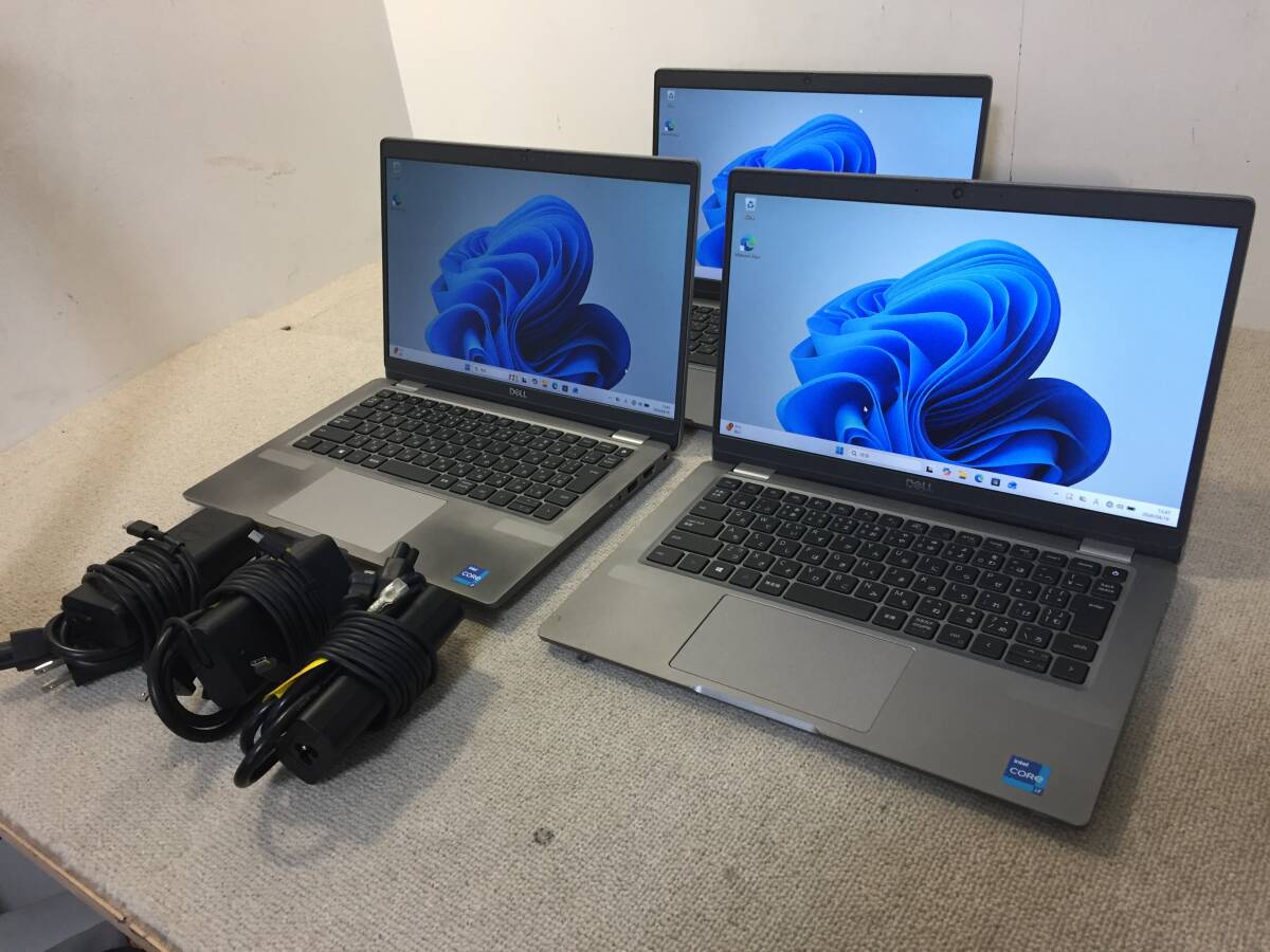 【39】●3台セット DELL Latitude 5320/第11世代 Core i7 1185G7 (3.00GHz)/メモリ 32GB/NVMe SSD 256GB/13.3型 フルHD/Win11 Pro 64bit