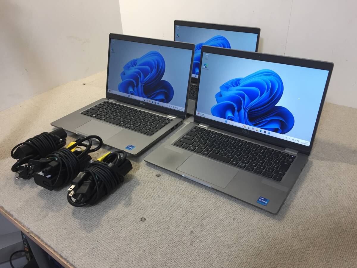 【40】●3台セット DELL Latitude 5320/第11世代 Core i7 1185G7 (3.00GHz)/メモリ 32GB/NVMe SSD 256GB/13.3型 フルHD/Win11 Pro 64bit