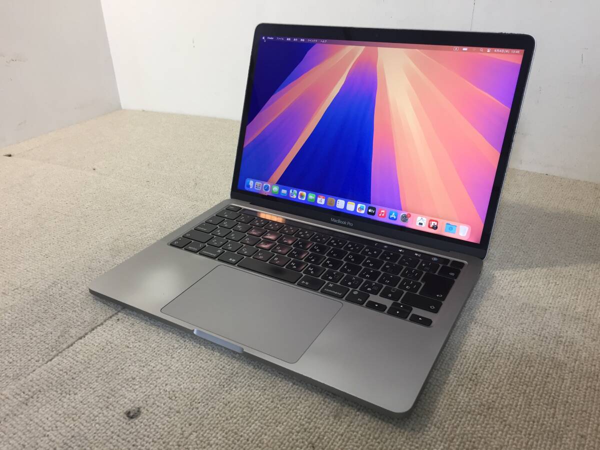 【107】Apple MacBook Pro 13-inch,2020 M1 スペースグレイ/16GB/SSD256GB/macOS Sequoia