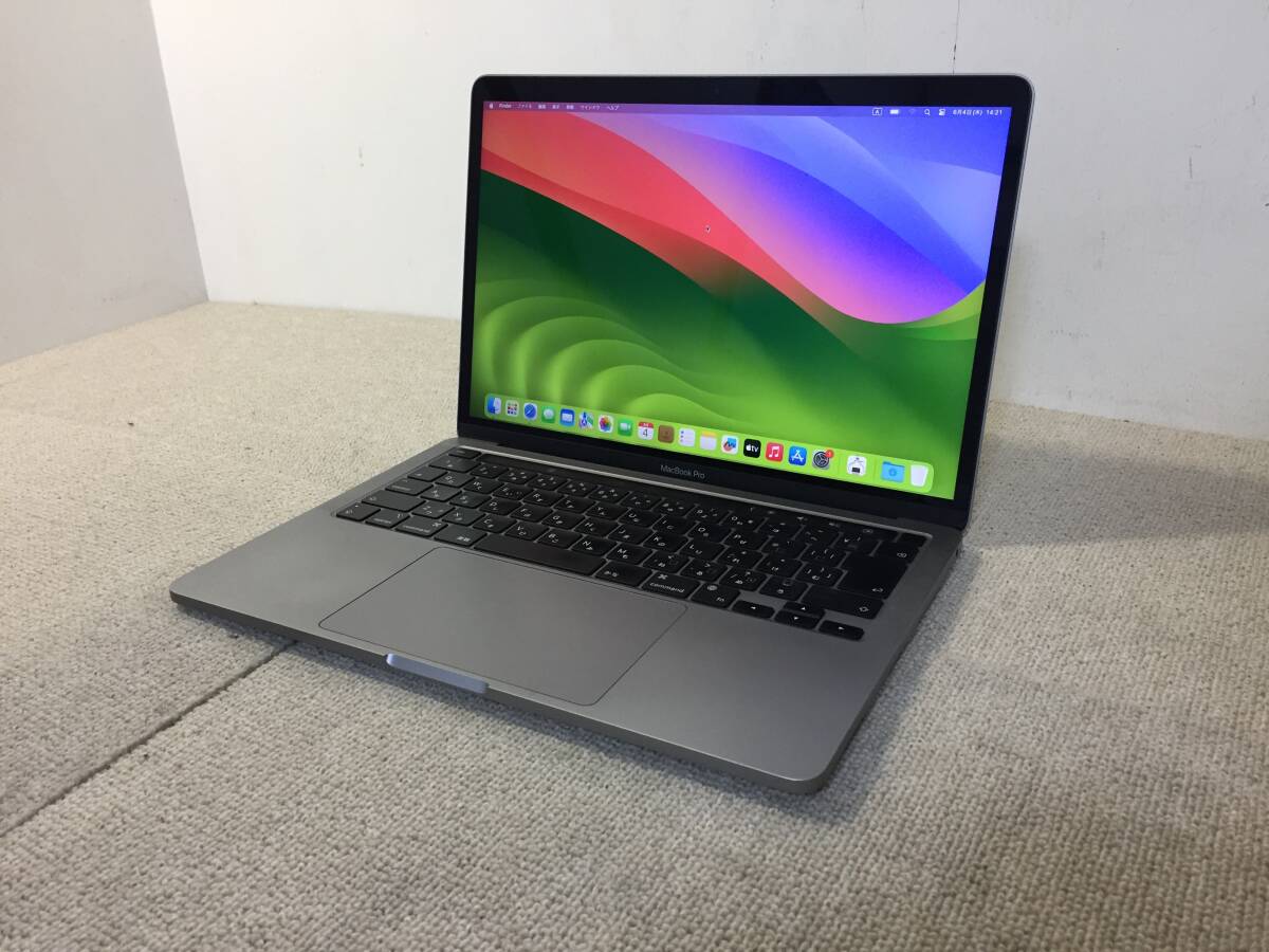 【109】Apple MacBook Pro 13-inch,2020 M1 スペースグレイ/16GB/SSD256GB/macOS Sonoma