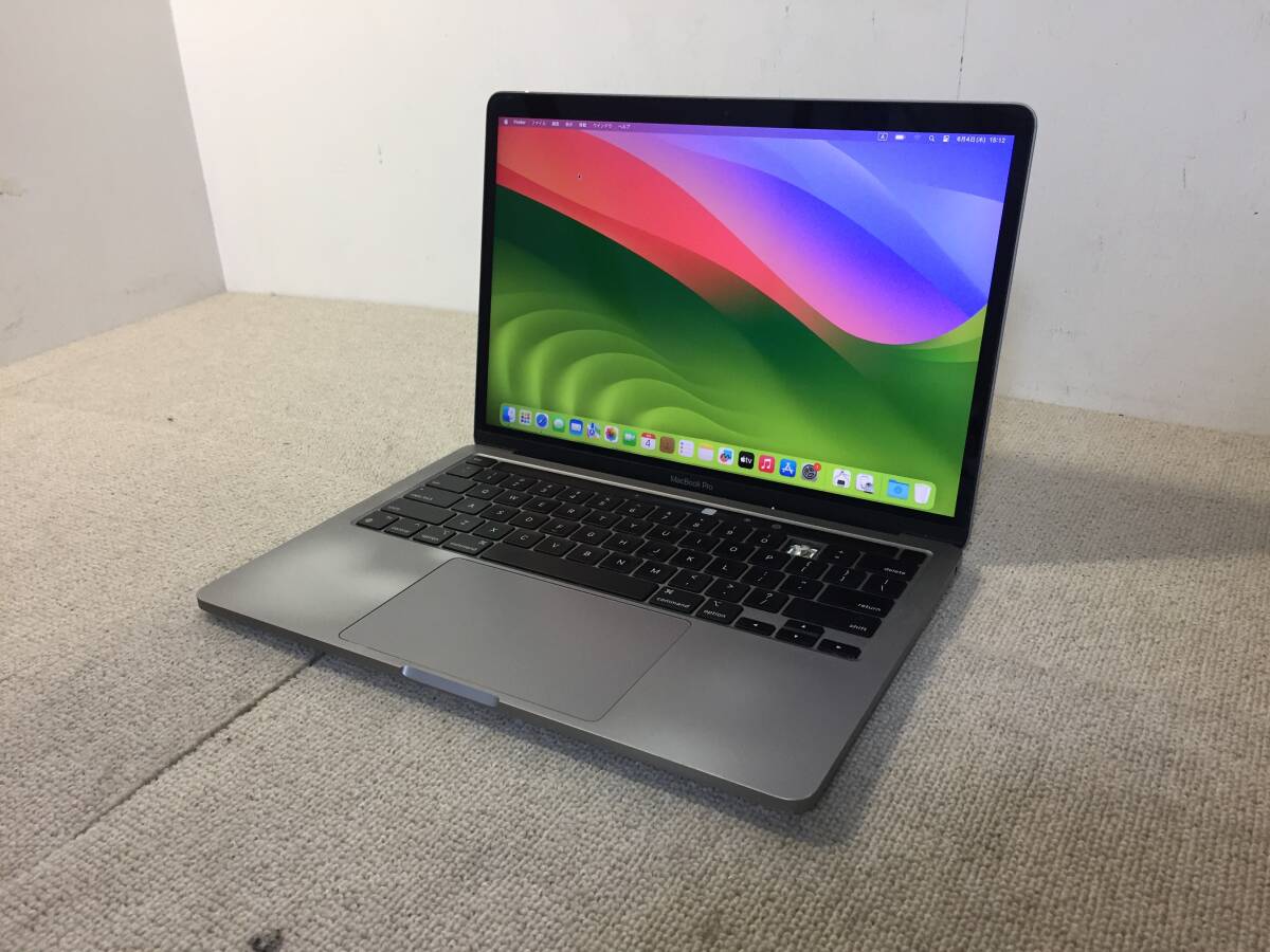 【110】★SSD 2TB搭載★Apple MacBook Pro 13-inch,2020 M1 スペースグレイ/16GB/SSD2TB/macOS Sonoma