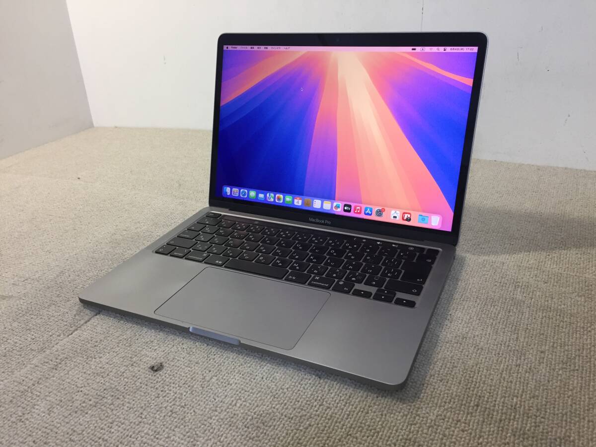 【113】Apple MacBook Pro 13-inch,2020 M1 スペースグレイ/16GB/SSD512GB/macOS Sequoia