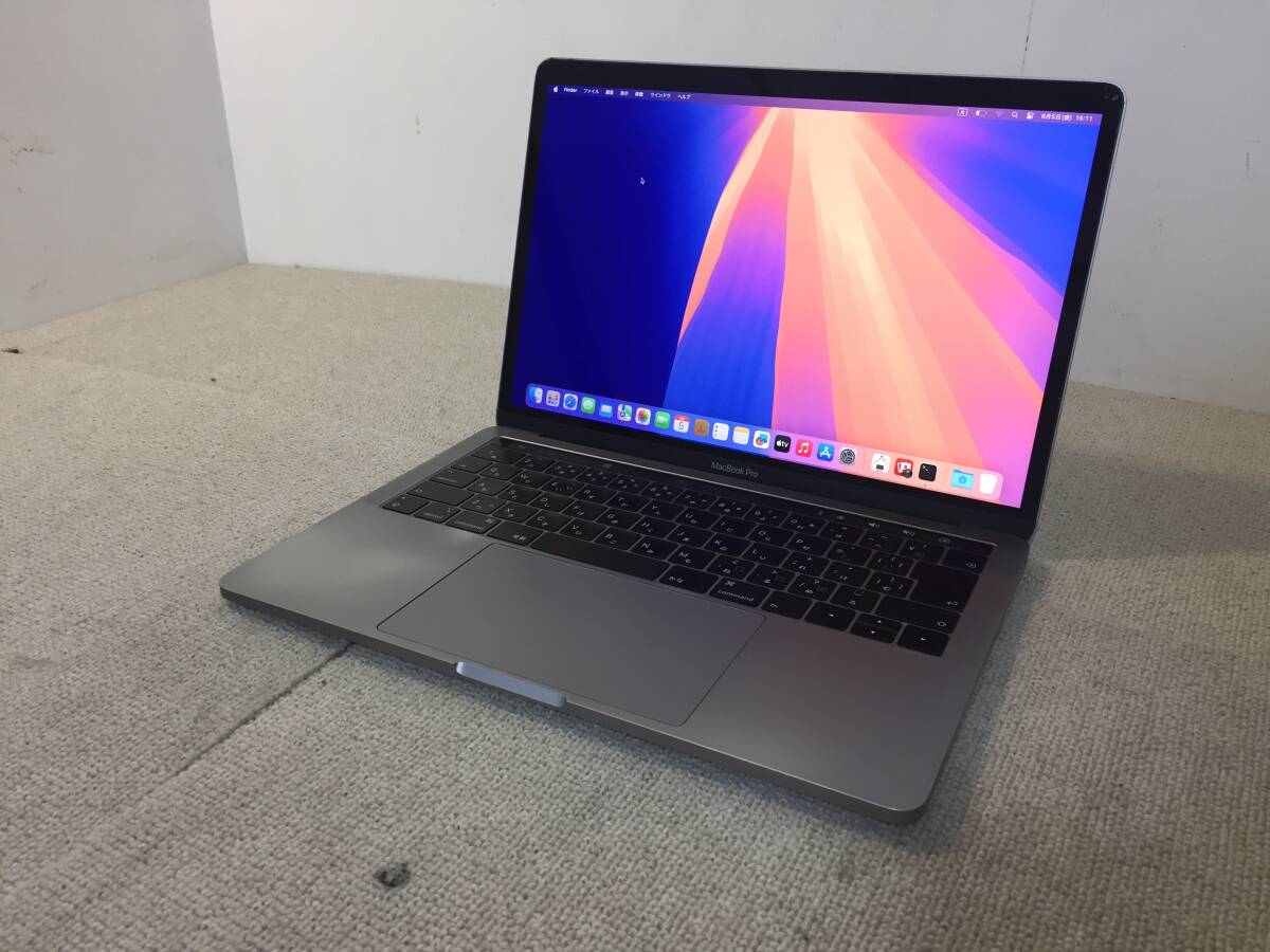 【82】Apple MacBook Pro 13-inch,2019 core i7-8557U 1.7GHz スペースグレイ/16GB/SSD256GB/macOS Sequoia