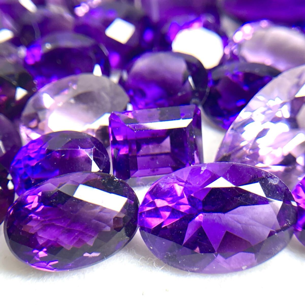 ◆天然アメジストおまとめ500ct◆j 約100g ルース 裸石 宝石 ジュエリー jewelry アメシスト amethyst w4マ56