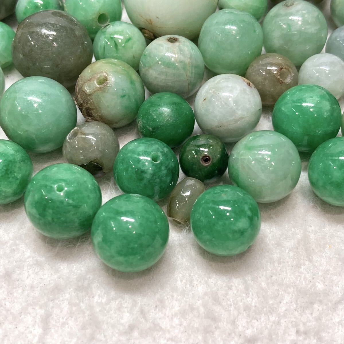 丸玉!!◆天然本翡翠おまとめ910ct◆j 約182g ルース 裸石 宝石 jewelry ジェイダイト jadite ヒスイ ひすい w4す24
