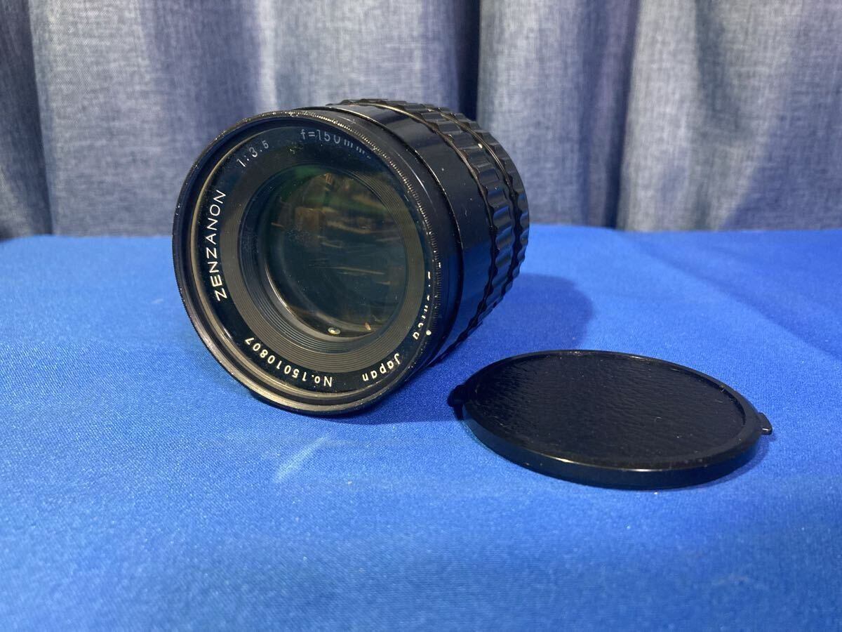 ZENZANON f=150mm 1:3.5 ブロニカ　汚れ、カビありジャンク（カメラ レンズ）