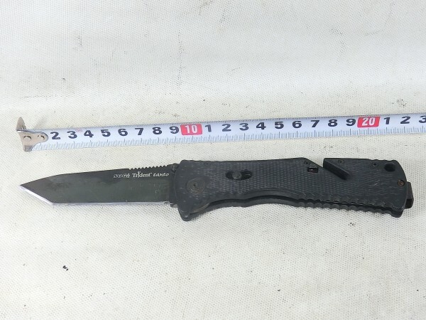 Λナイフ　SOG Trident Tanto　フォールディングナイフ　キャンプ　アウトドア　ブッシュクラフト　ソグ