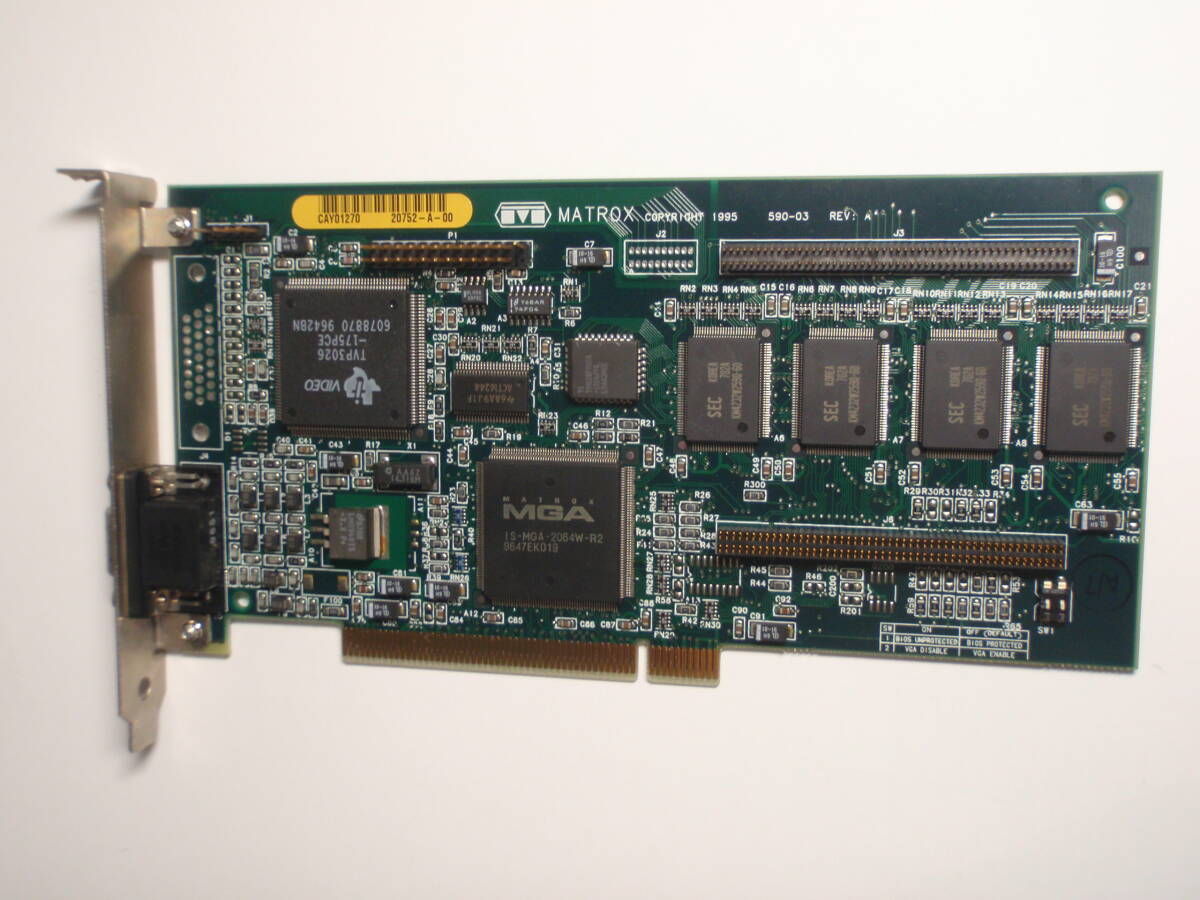 Matrox Millennium 4MB PCI ビデオカード