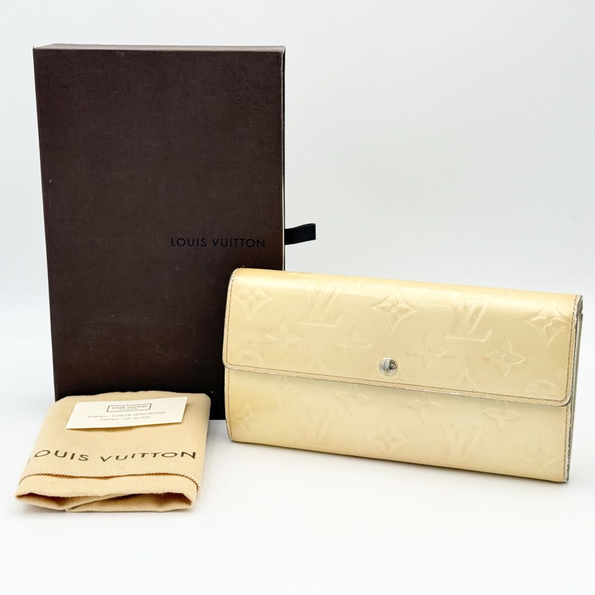 LOUIS VUITTON ルイヴィトン 長財布 ヴェルニ ポルトフォイユ サラ TH0076 現状品