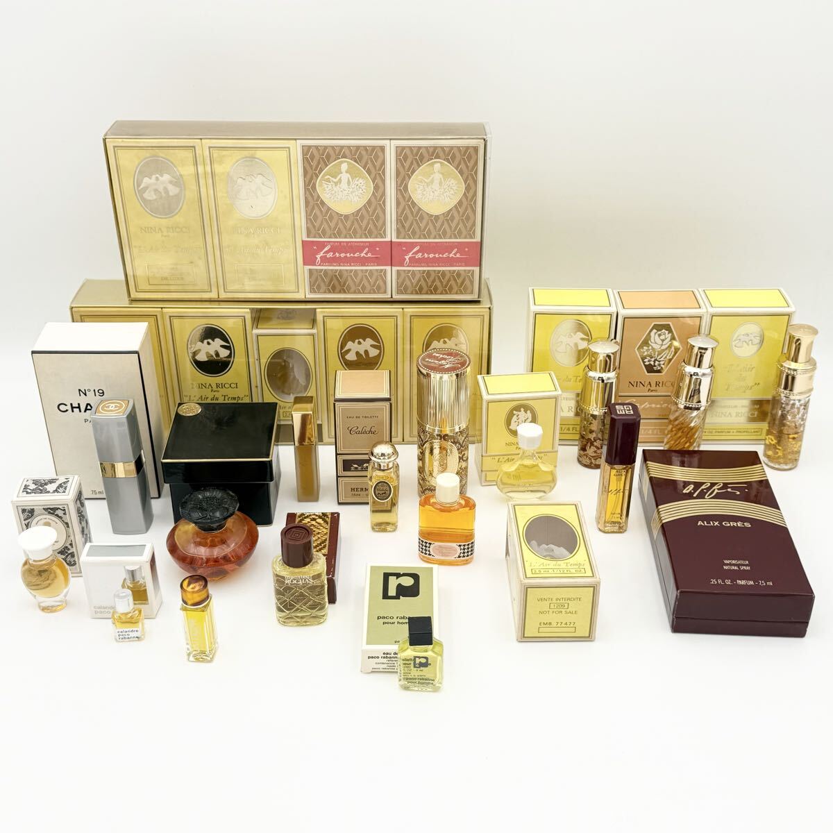 香水 26点まとめ CHANEL Dior HERMES Nina Ricci CARON 等 大量セット 現状品