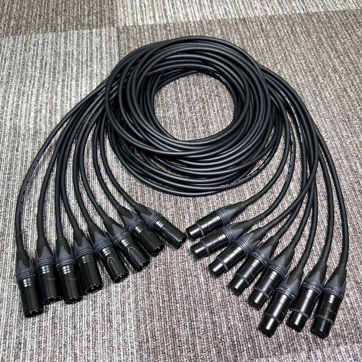 【送料無料】MOGAMI モガミ 2534 特注 立ち上げケーブル　NEUTRIK ノイトリック XLR マイクケーブル