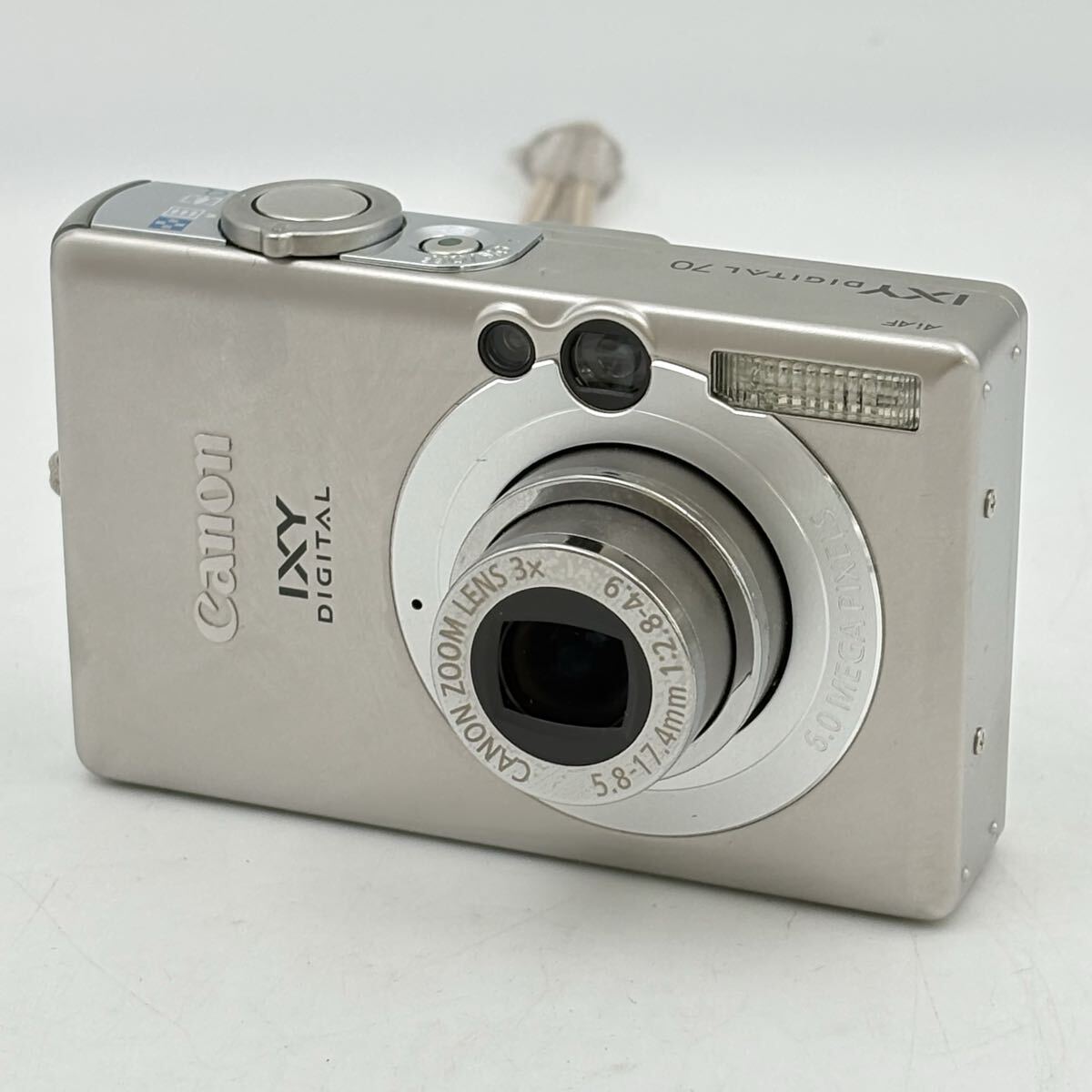 01【美品】Canon IXY DIGITAL 70 PC1193 コンパクトデジタルカメラ キャノン イクシー デジカメ シルバー デジタルカメラ コンデジ