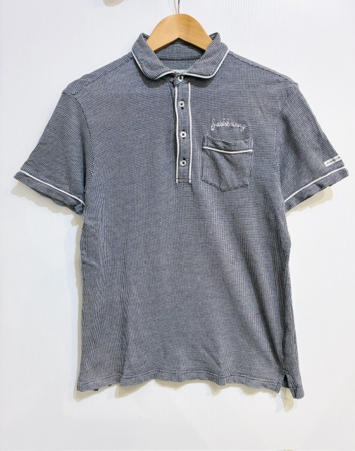 Jack Bunny !! ジャックバニー パーリーゲイツ 千鳥格子柄系 半袖 ポロシャツ サイズ4 GOLF ゴルフウェア