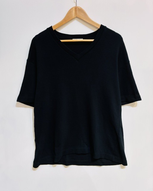 冒険用品 JET SETTER ジェットセッター JETSLOW サマー Vネック Tシャツ アルビニコットン ブラック XLサイズ 魚釣り フィッシング