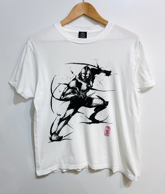 COLLAB JAPAN コラボジャパン 日本製 円谷プロ ウルトラマン 武人画師 こうじょう雅之 半袖 Tシャツ Mサイズ 特撮