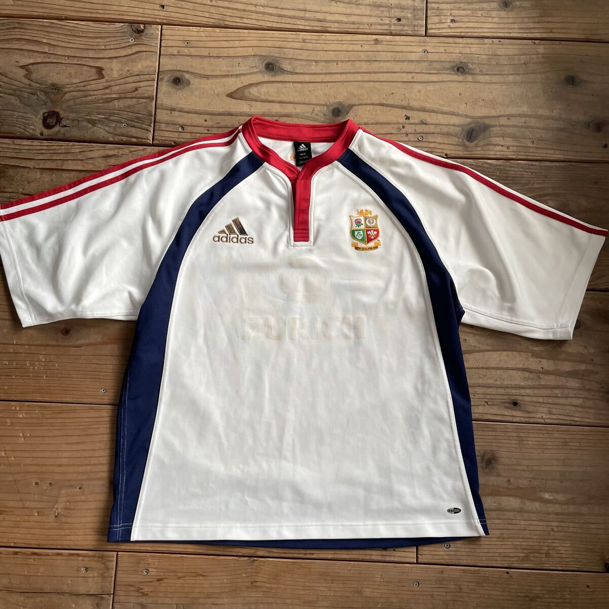 コ-1 adidas アディダス ラグビー ユニフォーム XL ブリティッシュ＆アイリッシュ・ライオンズ 2005年 ニュージーランド
