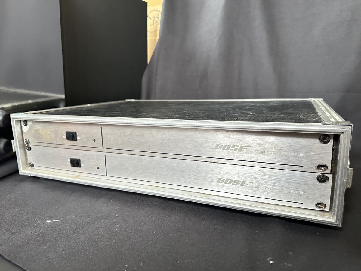 ボーズ 802/802II専用イコライザー2台 BOSE 802C-II System Controller ハードラックケース入り