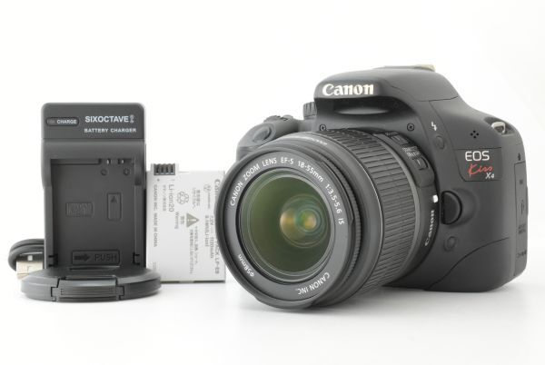 【美品 シャッターカウント 10487回】Canon EOS Kiss X4 /EF-S 18-55mm F3.5-5.6 IS キャノン デジタル一眼レフカメラ EF-TN-JP2538