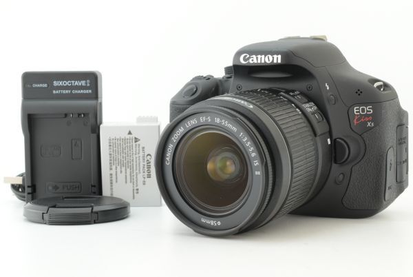 【美品 シャッターカウント 9575回】 Canon EOS Kiss X5 ZOOM EF-S 18-55mm F3.5-5.6 IS ⅡLens キャノン デジタル一眼レフ EF-TN-JP2578