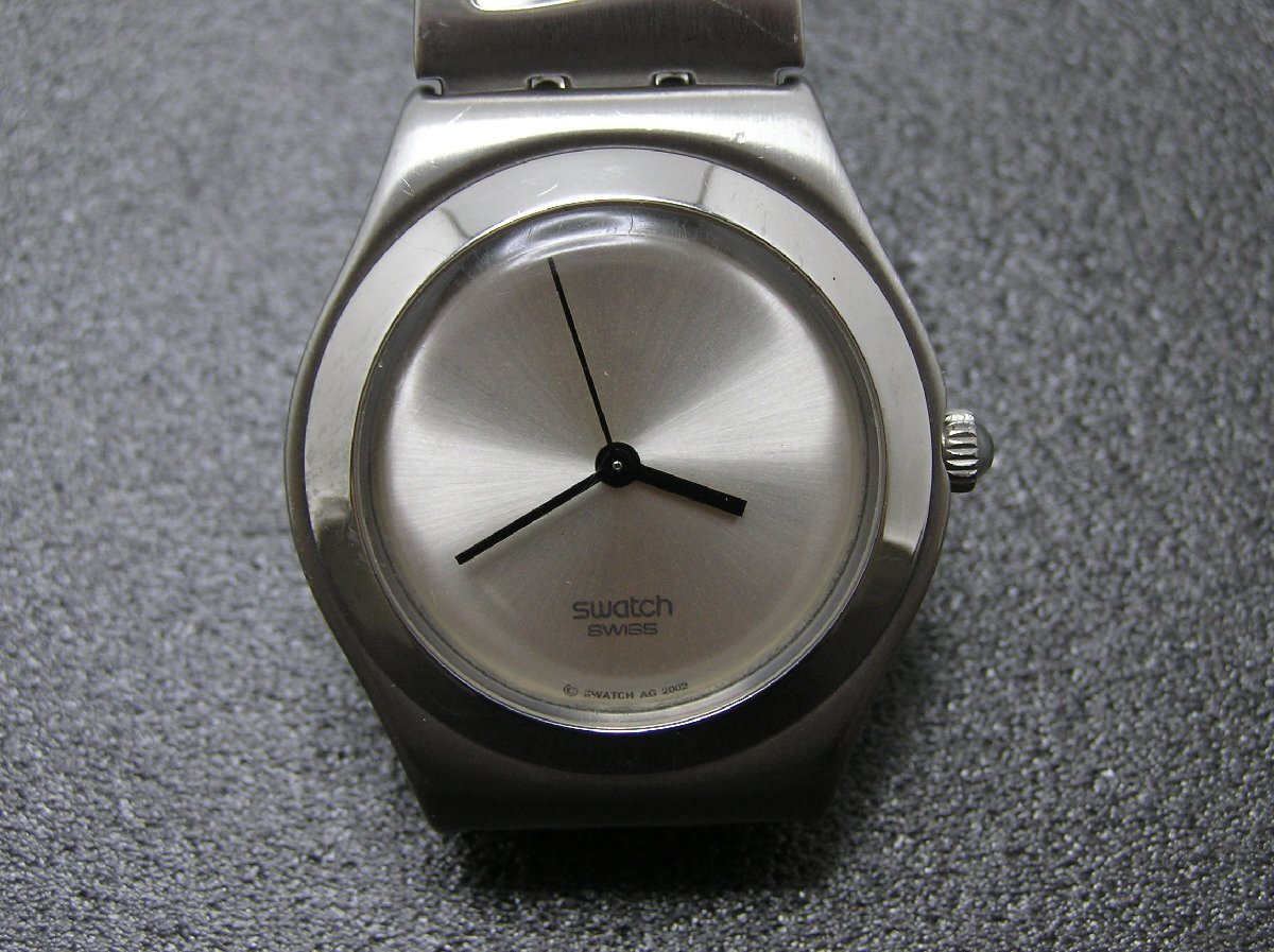 1円スタート★ハローカメラ★ 2249 スウォッチ swatch IRONY AG2002 レディース 腕時計 クォーツ ジャンク扱い 要修理 生活防水