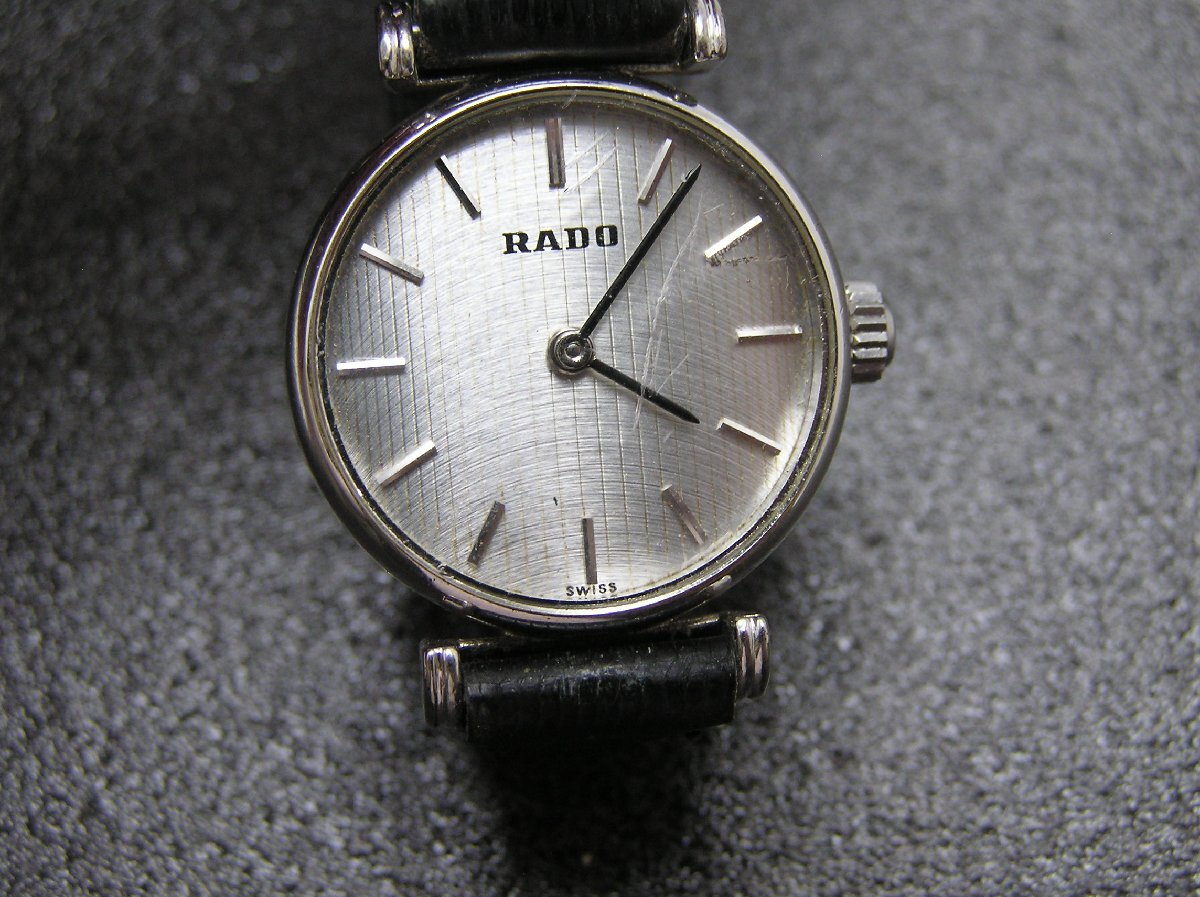 1円スタート★ハローカメラ★ 2266 ラドー RADO 手巻き レディース 腕時計 動作品 現状出品