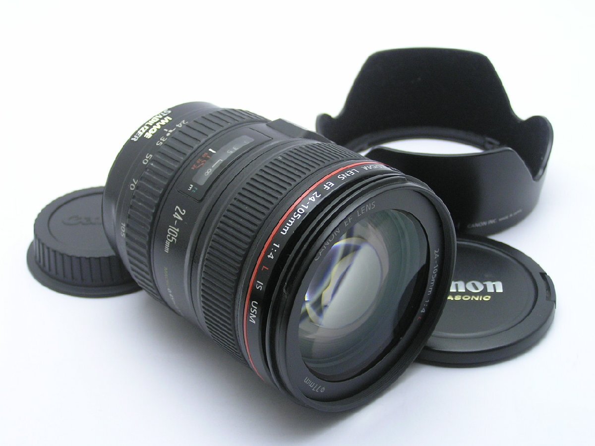 ★1円★ハローカメラ★2176　 キャノン CANON ZOOM LENS EF 24-105mm 1:4 L IS USM No.624705 【難有：動作品】、現状、　即決有り