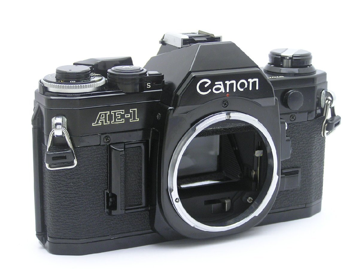 1円スタート★ハローカメラ★2184 キャノン Canon AE-1 黒 ブラック Body No.875778 修理.清掃済 即決あり