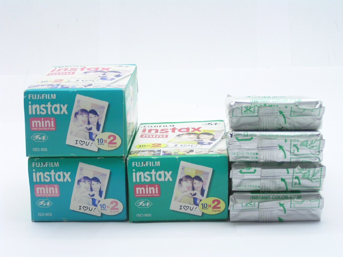 ★1円★ハローカメラ★2191 フジフィルム FUJIFILM 期限切れフィルム instax INSTANT FILM mini 計10本（100枚 ）(有効期限 2018-06)期限切