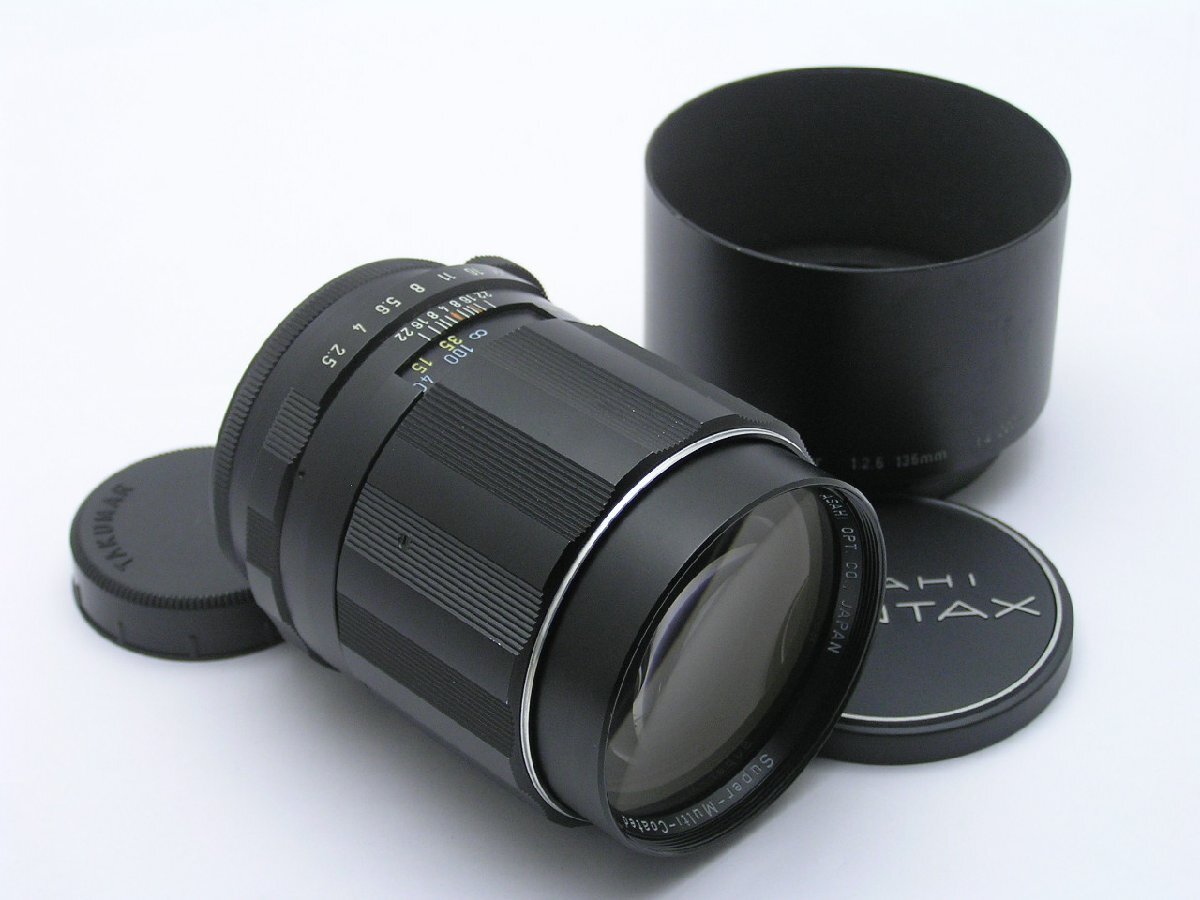 ★1円★ハローカメラ★2193 ペンタックス PENTAX M42 S-M-C TAKUMAR1:2.5/135 No.6260502 【難有動作品】現状 即決有り