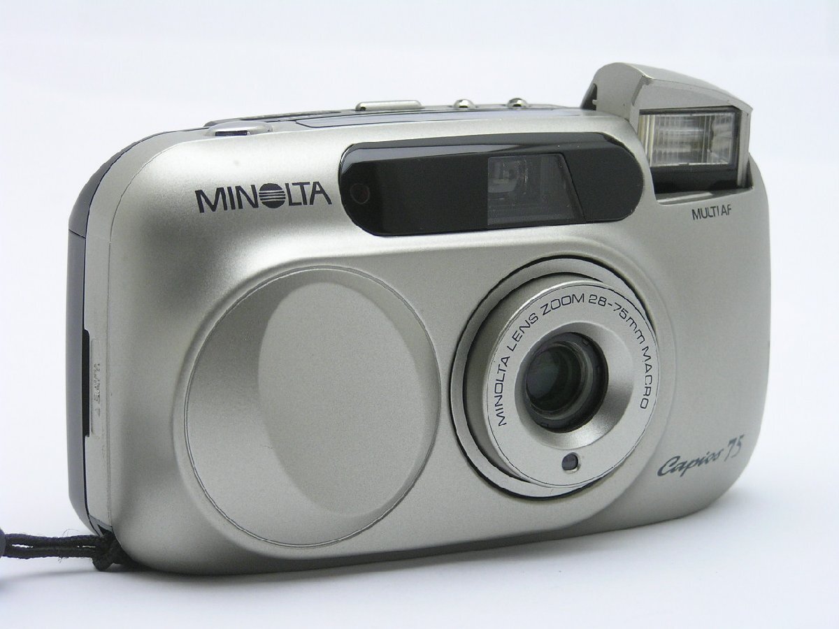 ★1円★ハローカメラ★2194 ミノルタ MINOLTA Capios 75 ZOOM 28-75mm MACRO No.32809825 動作品 現状 即決有り★★