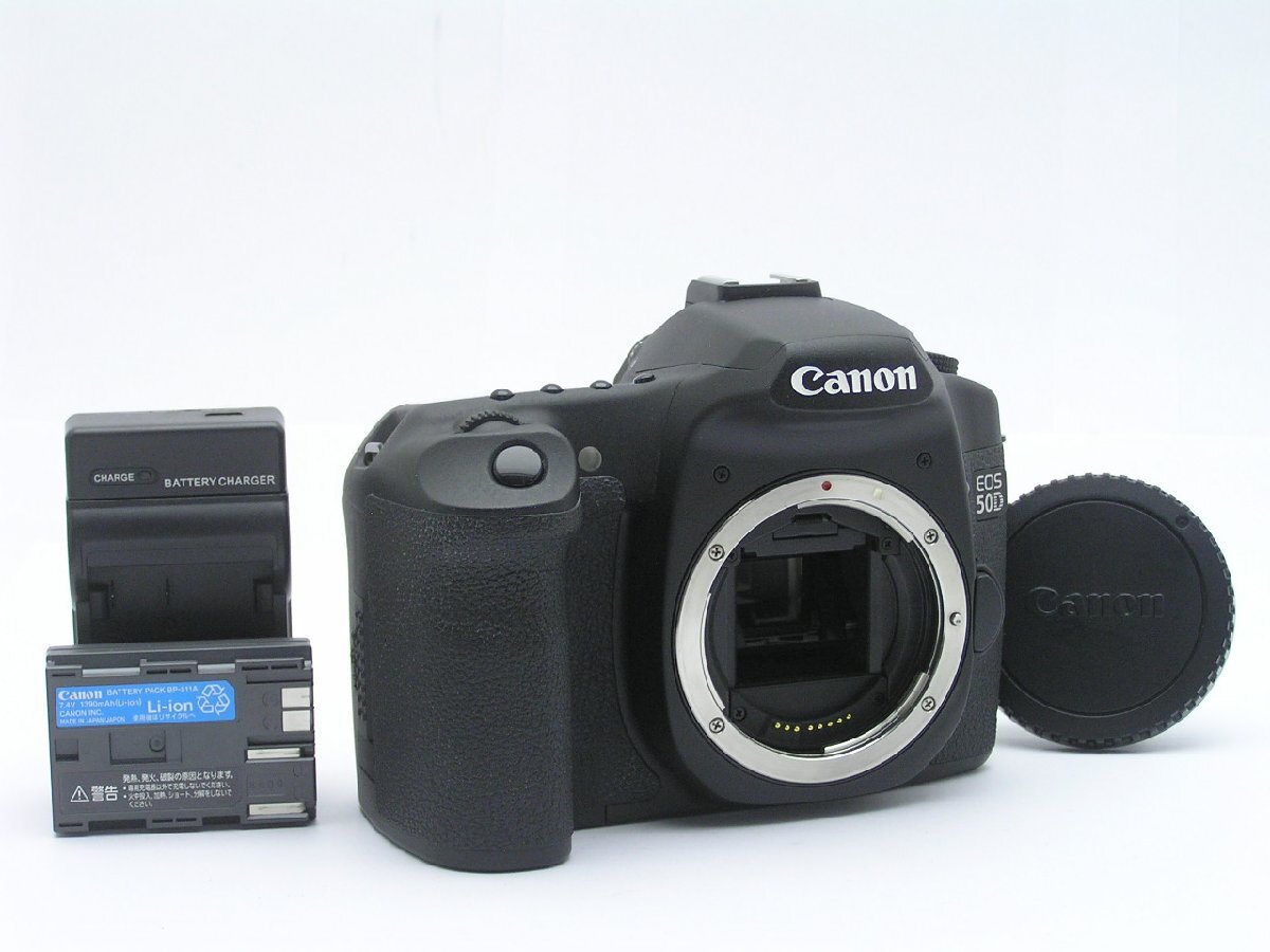 ★1円★ハローカメラ★2196 キャノン CANON EOS 50D Body No.0310101433 1510万画素 CFカード仕様 バッテリー.社外充電器付 動作確認.現状