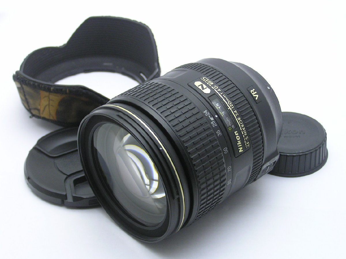 ★1円★ハローカメラ★2195 ニコン Nikon N AF-S NIKKOR 24-120mm 1:4G ED VR No.62056902 難有VR不良 【要修理】動作品ジャンク 即決あり