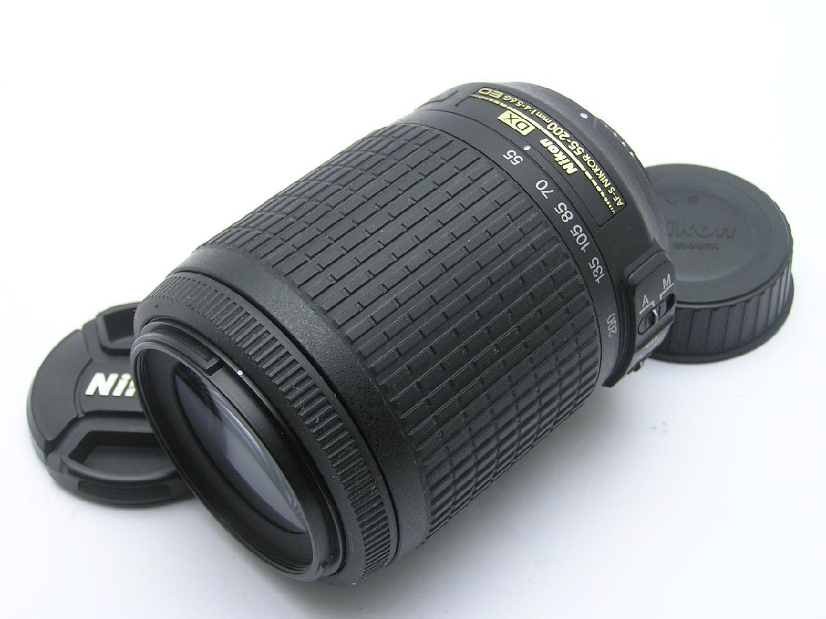 ★1円★ハローカメラ★2210 ニコン Nikon DX AF-S NIKKOR 55-200mm 1:4-5.6G ED VR No.4523675 VR作動不良【VR：要修理】動作品ジャンク