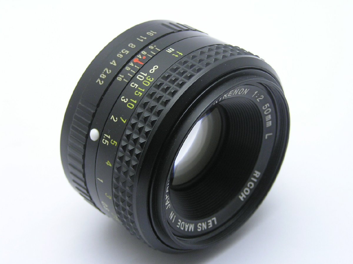 1円スタート★ハローカメラ★2294 リコー XRPIKENON RICOH RIKENON　５０mm2 L,124162 動作品 現状 即決有り★★