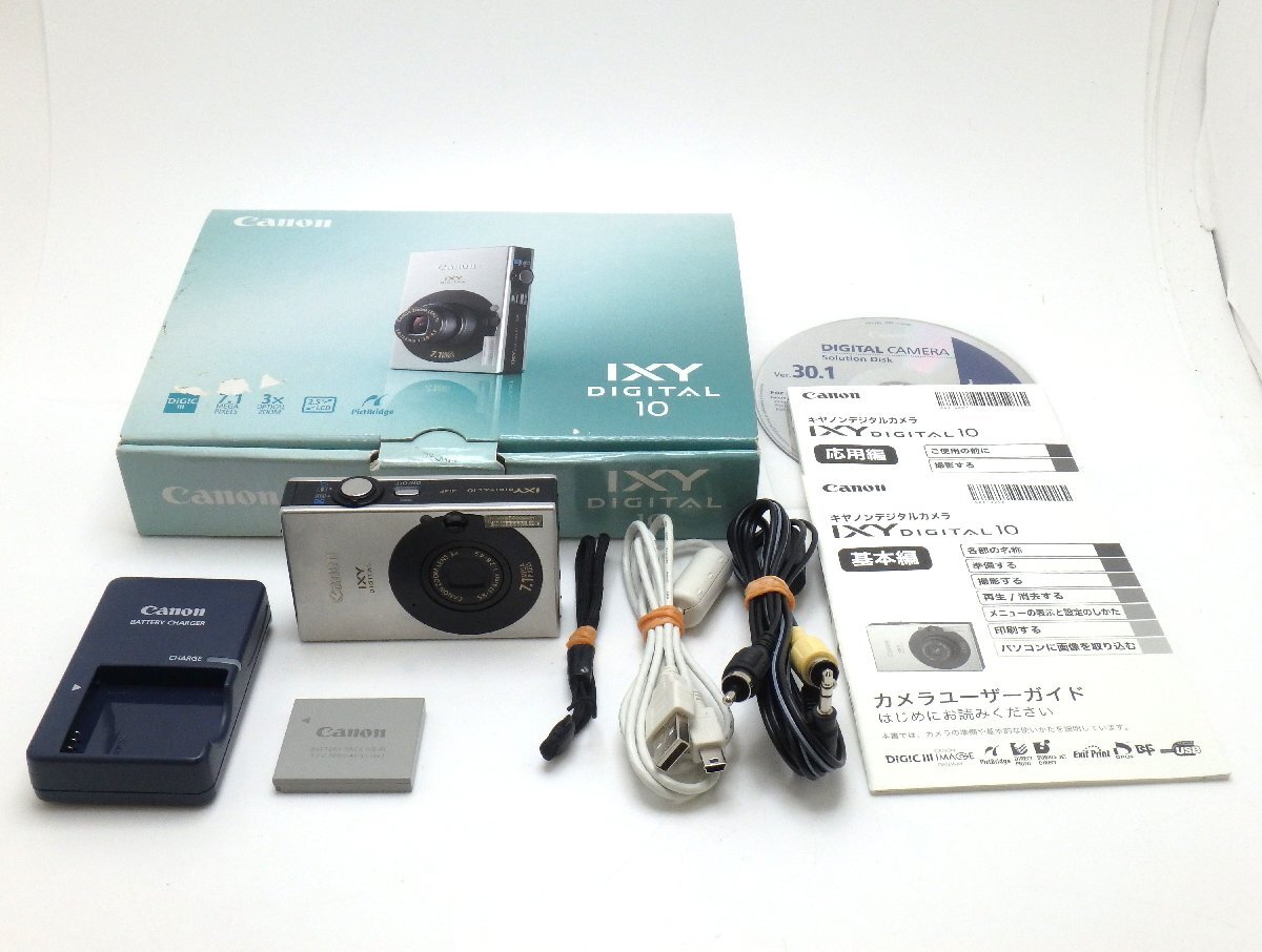 ★1円★ハローカメラ★ 2139 キャノン Canon IXY DIGITAL 10 B.4311202561 約710万画素 動作品 現状 付属品あり 即決あり