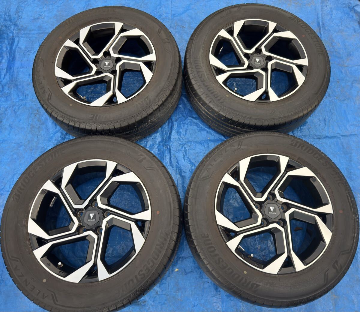 4本 モデリスタ WingDancer 17インチ 7J +35 114.3 ラジアル ブリヂストン ALENZA 001 225/65R17 RAV4 50系 ハリアー 80系 60系 MODELLISTA