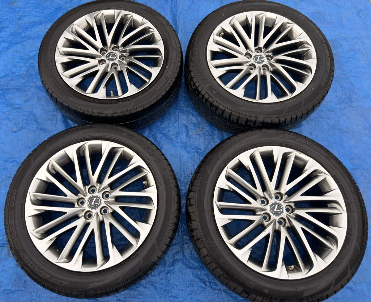 レクサスLEXUS RX450h RX300 後期純正ホイール20x8J PCD114.3 5穴 235/55R20 YOKOHAMA DAA-GYL20W/GYL25W