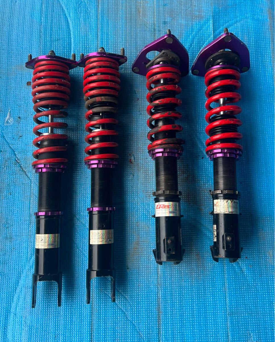 GReddy パフォーマンスダンパー GD-06804 CT9Aランサーエボリューションサスペンション セット。