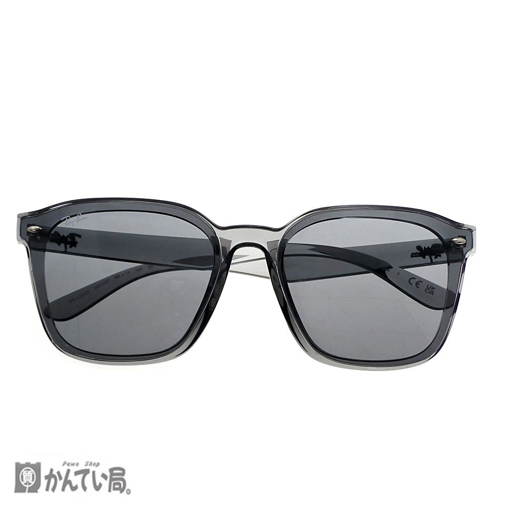 Ray-Ban レイバン サングラス RB 4392D 6450/87 66□17 145 2N ケース クロス 冊子有り メガネフレーム 眼鏡 中古品 現状販売品