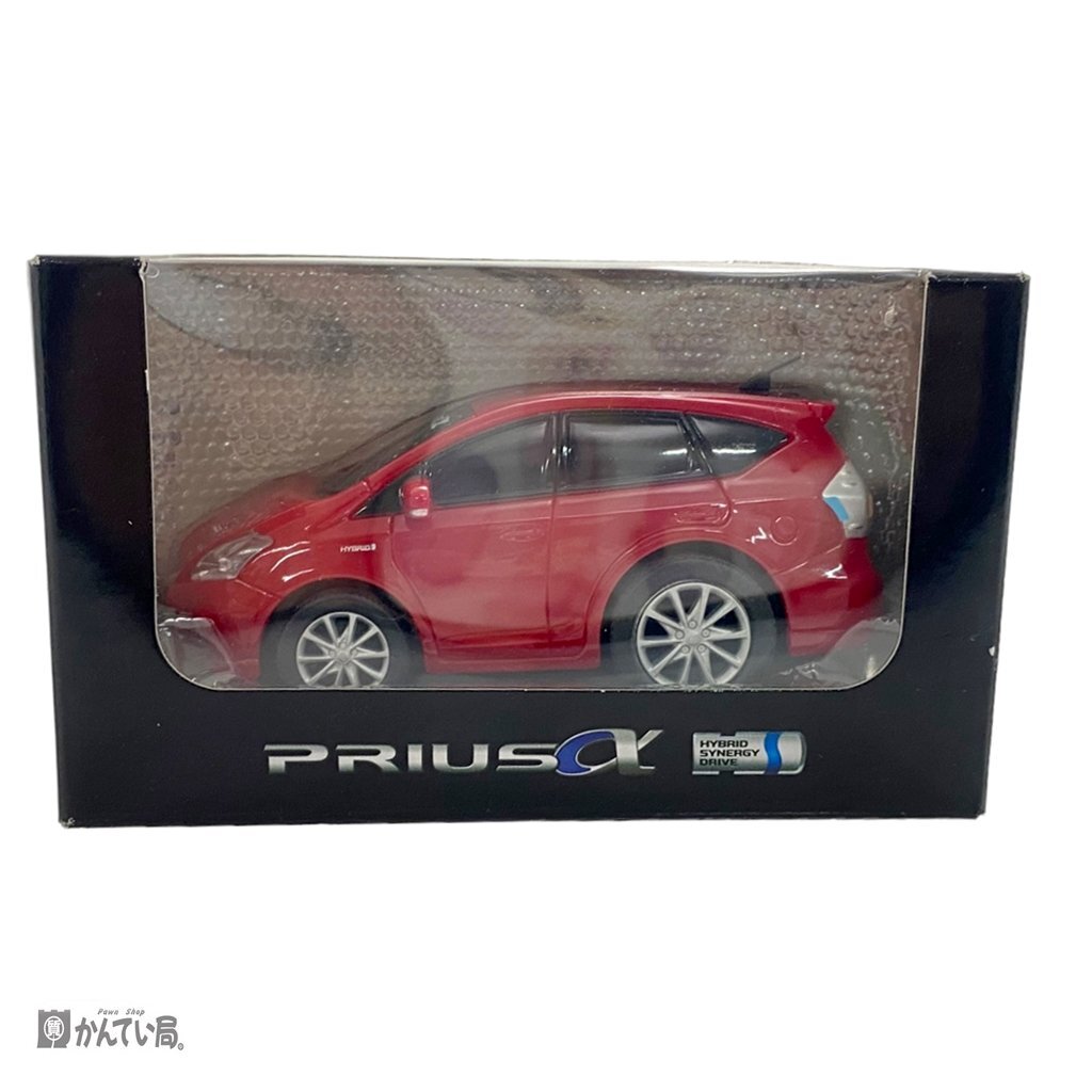TOYOTA トヨタ プリウスアルファ プルバックカー 赤 レッド ミニカー