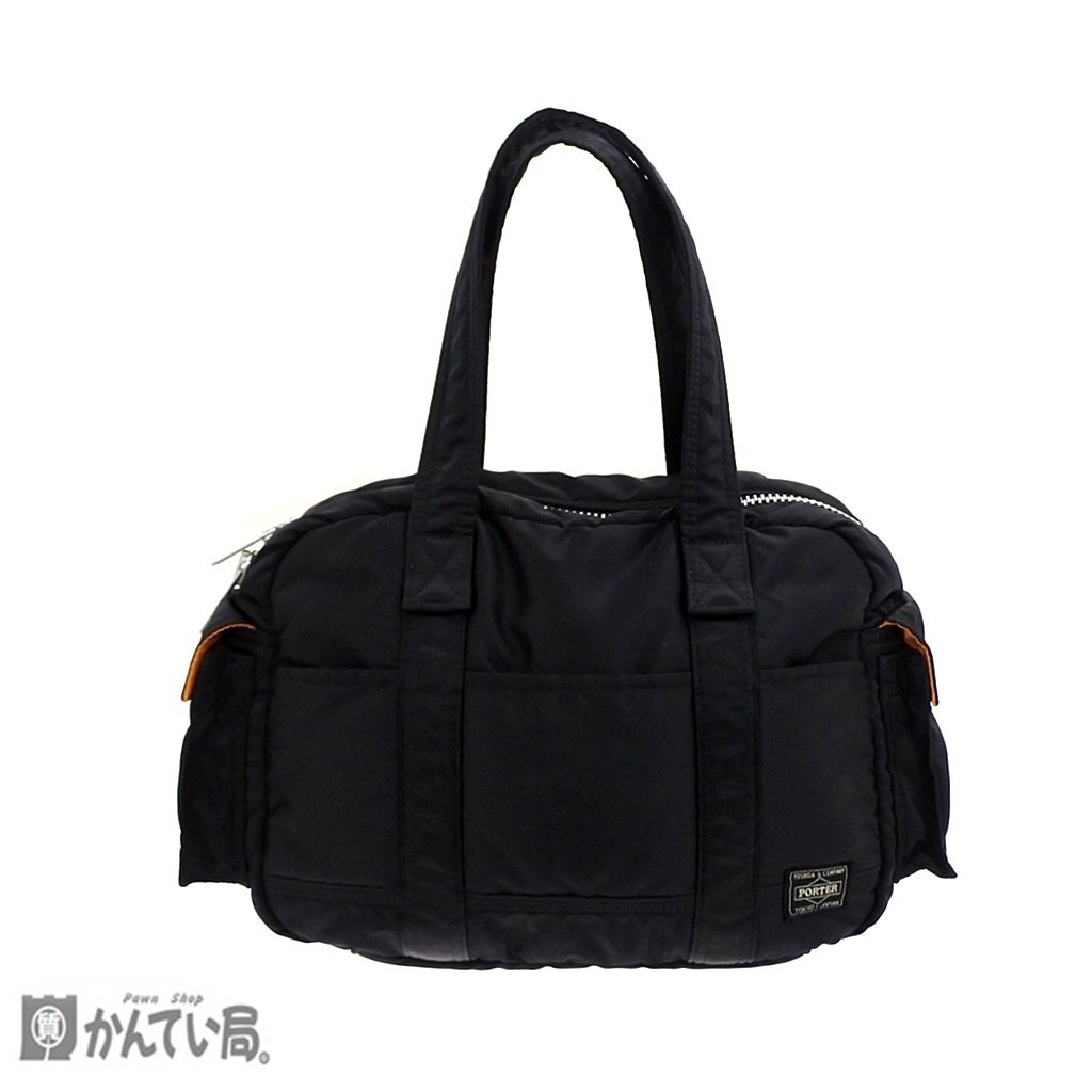 PORTER ポーター ミニボストン タンカー ハンドバッグ 手提げ かばん ブラック 黒 ナイロン ファスナー開閉式 軽量 男女兼用 吉田カバン
