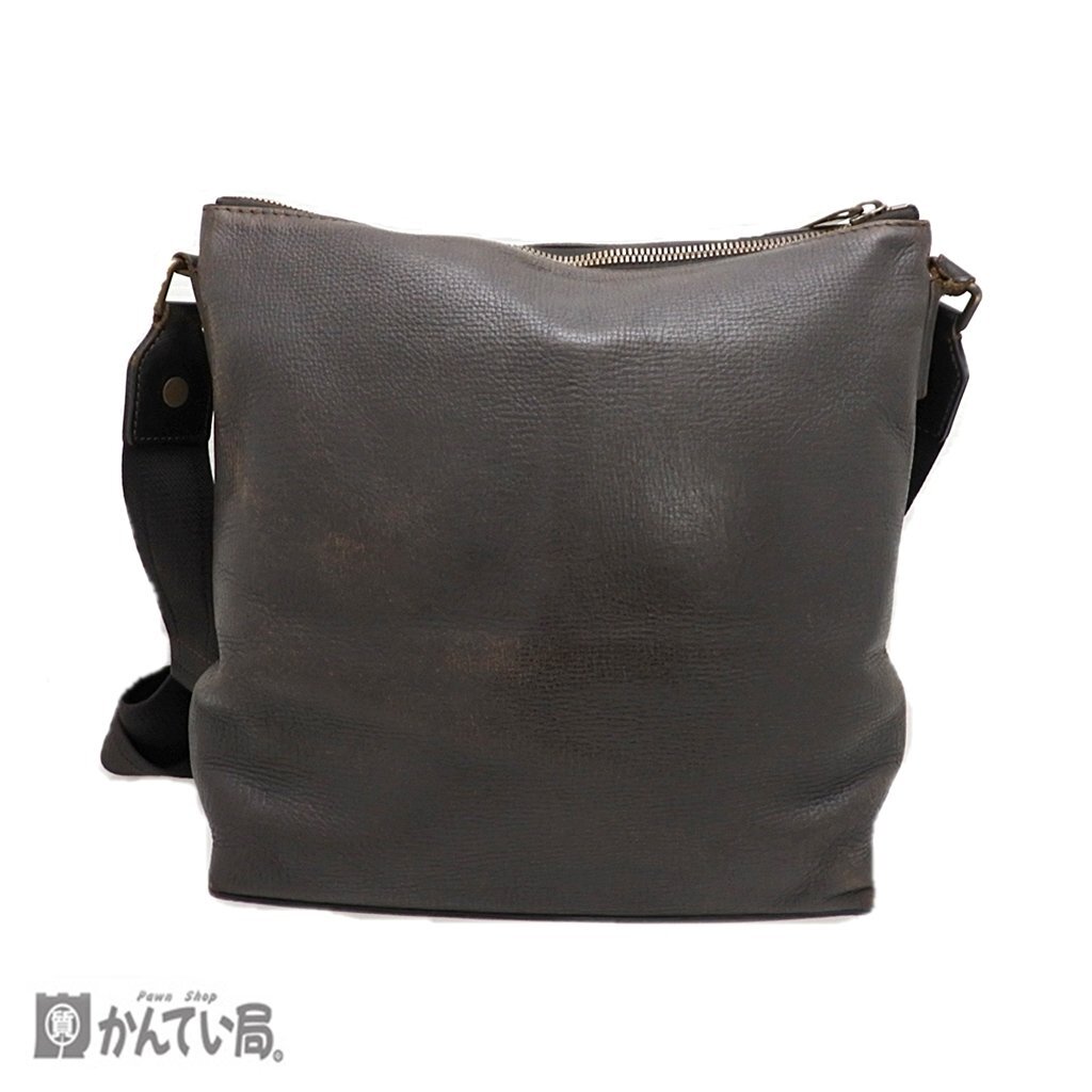 訳アリ品 LOUIS VUITTON ルイヴィトン M93453 AR3102 シャウニーMM ショルダーバッグ 斜め掛け ダークブラウン ファスナー開閉式 マチ有り