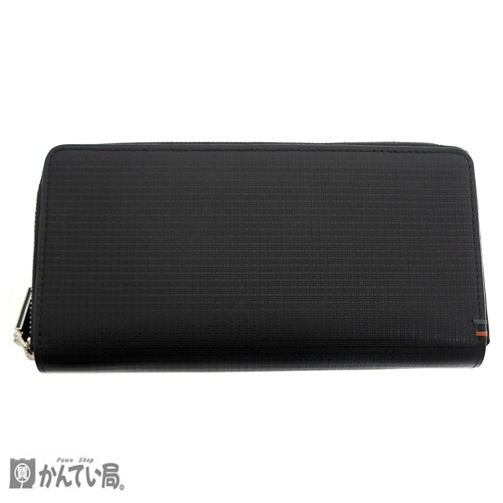 未使用 保管品 IS/IT イズイット Wラウンドファスナー 長財布 ブラック 黒 カード×25枚収納可能 大容量 収納力抜群 外箱有り