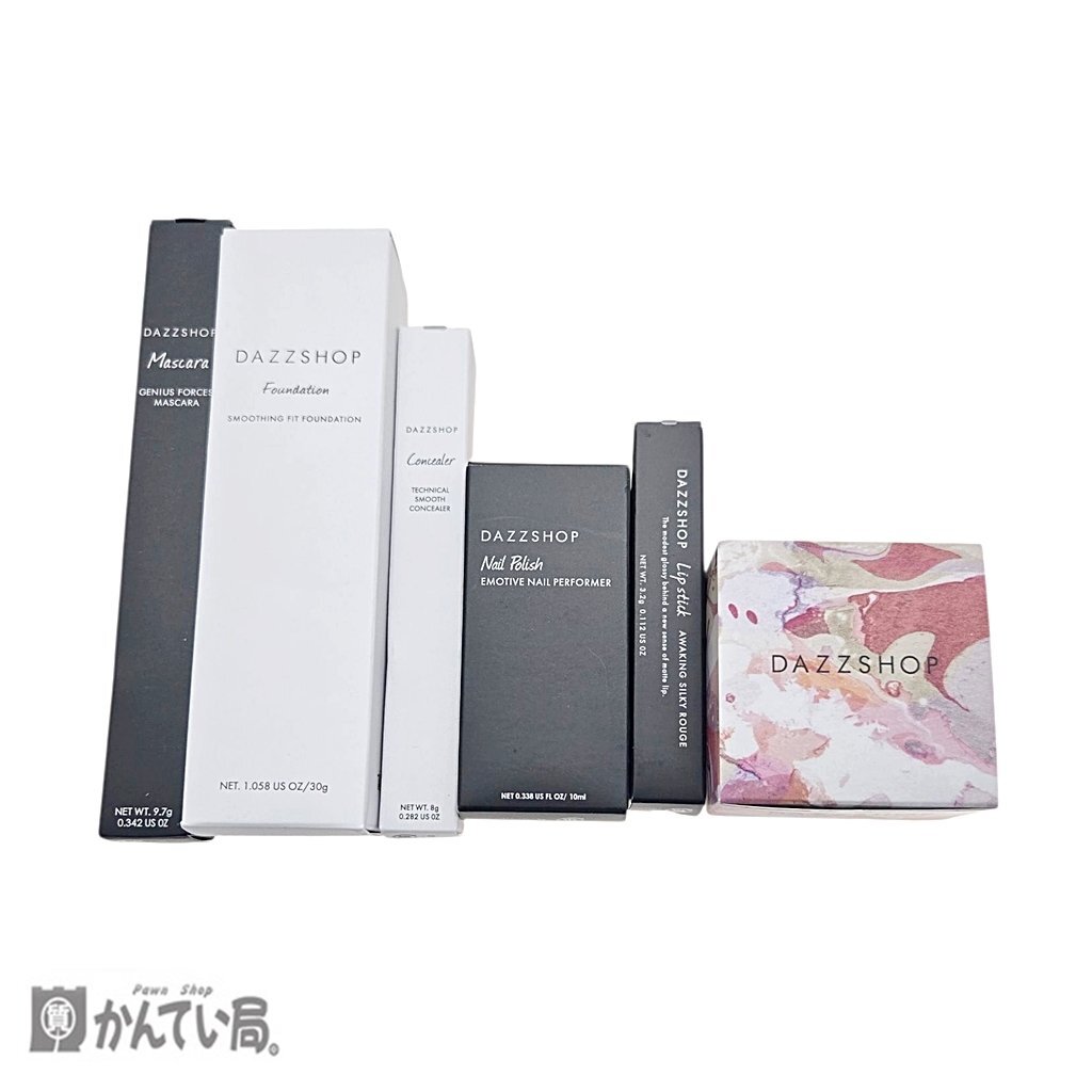 未使用 保管品 DAZZSHOP ダズショップ コスメ6点セット ファンデーション マスカラ コーンシーラー ルージュ 口紅 クリックポスト発送