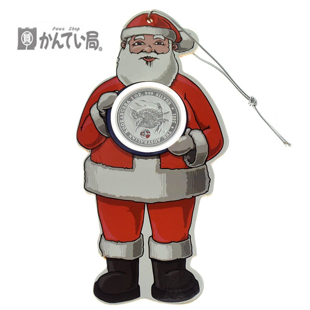 【古銭】 美品 保管品 パース造幣局 2001年 クッカバラ サンタクロース プリヴィーマーク 1DOLLAR 銀貨 1OZ 999 SILVER KOOKABURRA