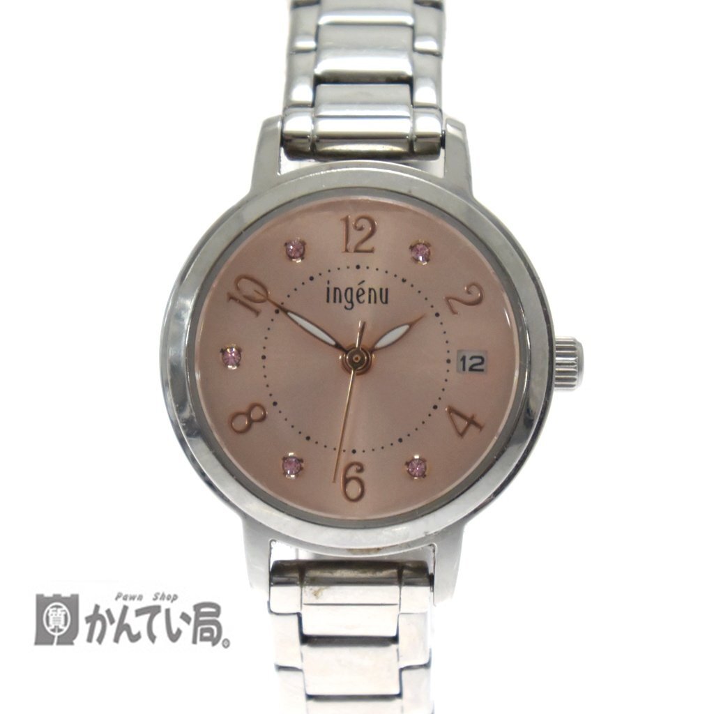 SEIKO ALBA セイコー アルバ アンジェーヌ VJ22-KPY0 ピンク文字盤 SS レディース クオーツ時計 アナログ 3針 デイト クリックポスト発送