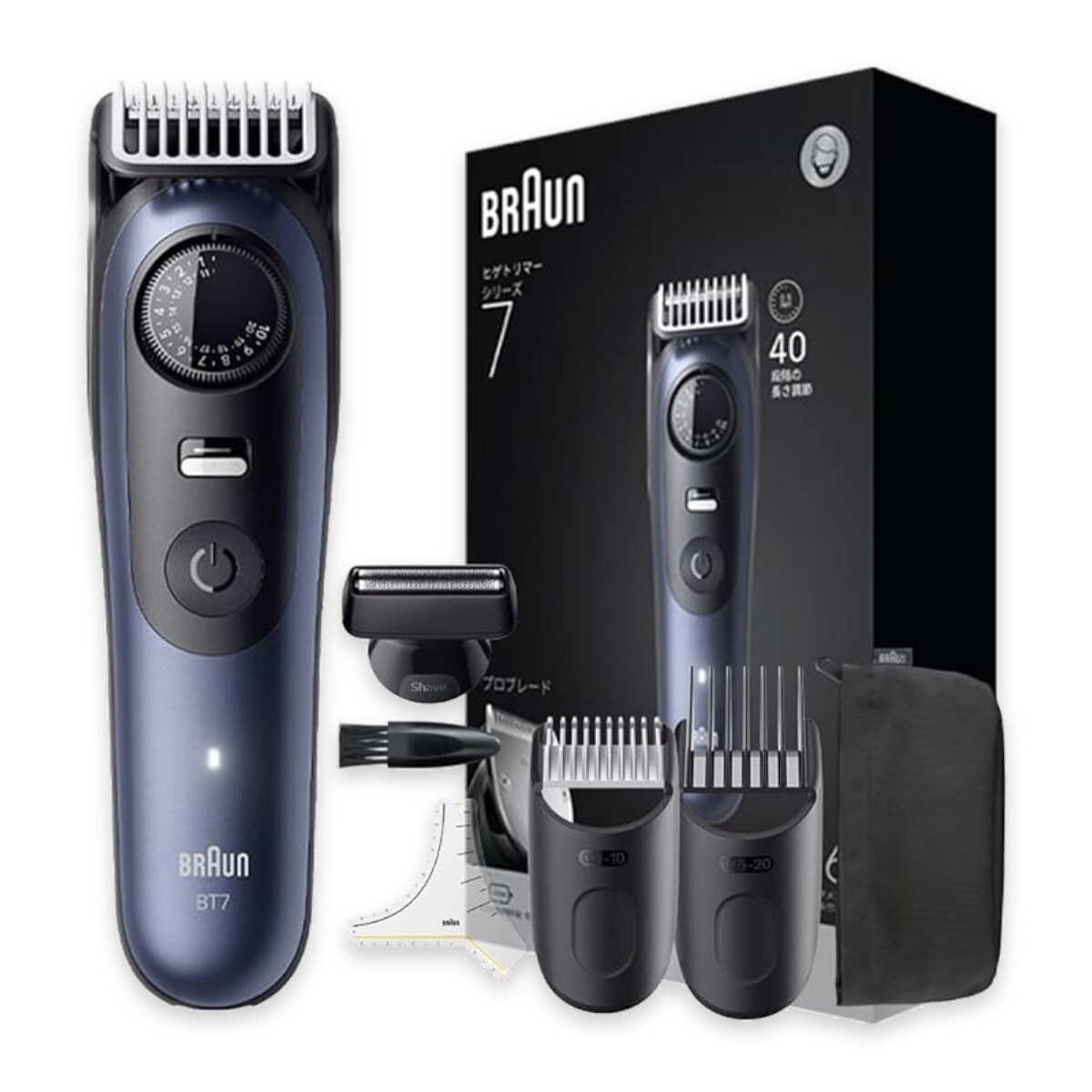 BRAUN ブラウン ヒゲトリマー シリーズ7 BT7520