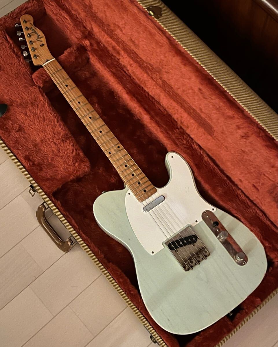 1円スタート! 1958 Fender Telecaster vintage neck + MJT body コンポーネント 軽量3.0kg ヴィンテージ 入札条件有
