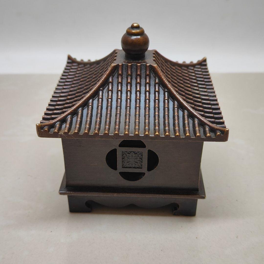 香炉 檀舎香居 室内薫香炉 茶道具 香道具 銅製品 工芸品 置物
